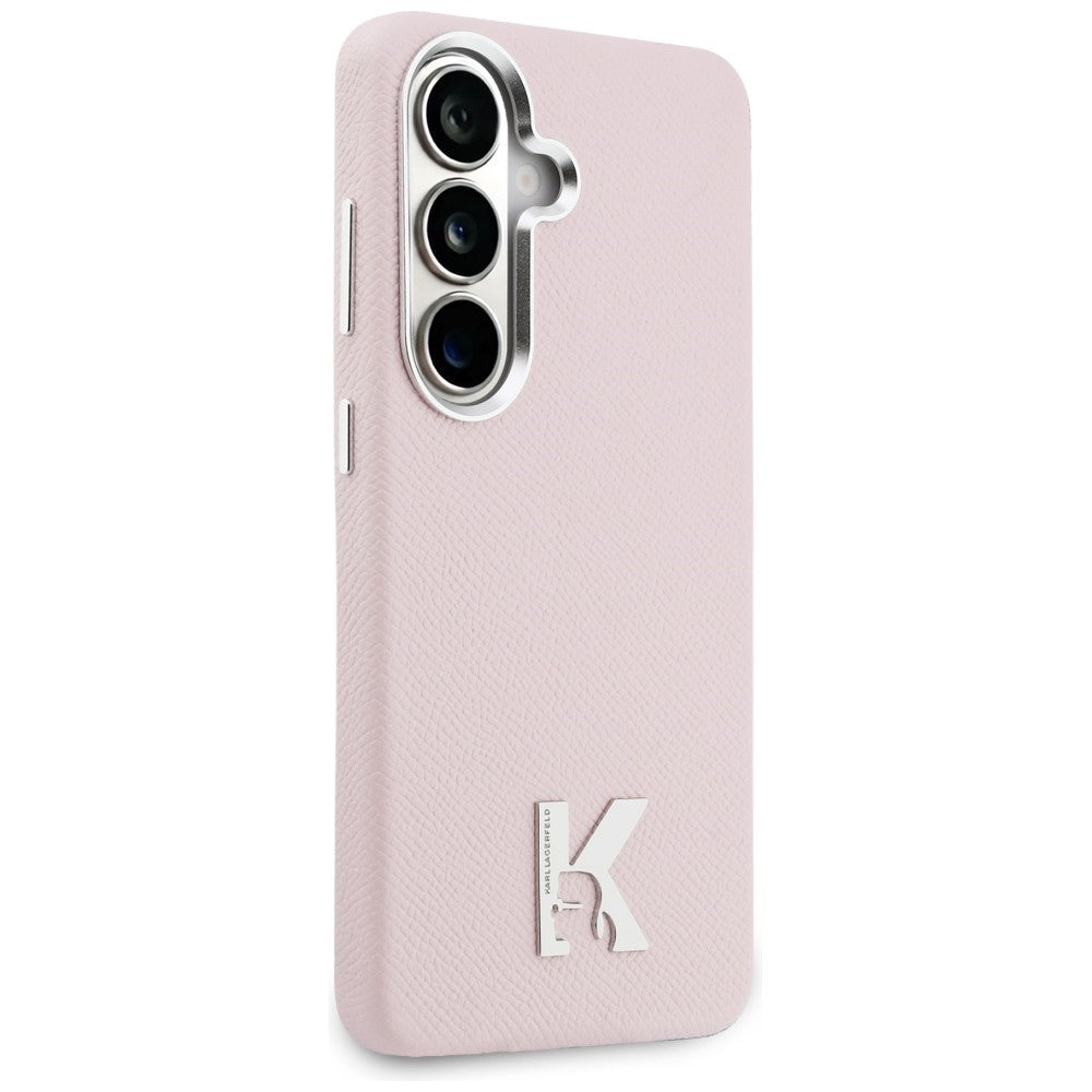 MagSafe Hülle für Samsung Galaxy S26 S942, Karl Lagerfeld, Karl Head Logo, Rosa