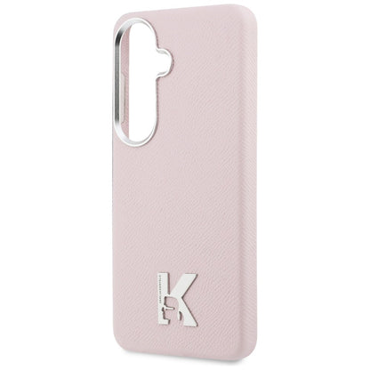 MagSafe Hülle für Samsung Galaxy S26 S942, Karl Lagerfeld, Karl Head Logo, Rosa