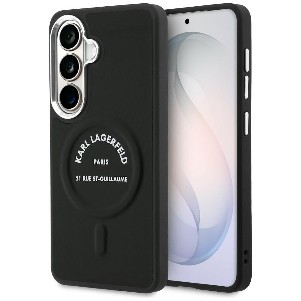 MagSafe Case for Samsung Galaxy S26 S942, Karl Lagerfeld, Karl RSG Logo, Black