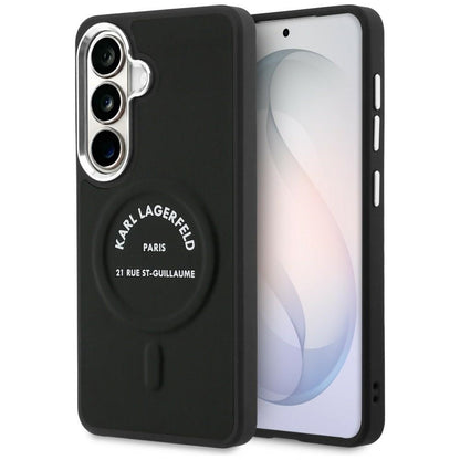 MagSafe Case for Samsung Galaxy S26 S942, Karl Lagerfeld, Karl RSG Logo, Black