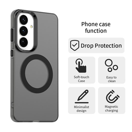 MagSafe Hülle für Samsung Galaxy S26, Techsuit, CandyCase, Schwarz