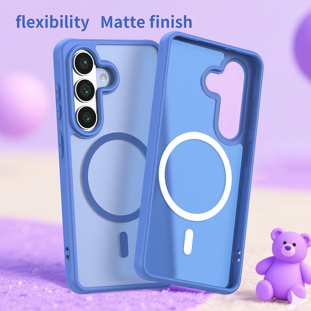 MagSafe Hülle für Samsung Galaxy S26, Techsuit, HaloFrost II, Blau