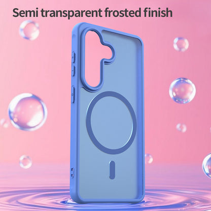 MagSafe Hülle für Samsung Galaxy S26, Techsuit, HaloFrost II, Blau