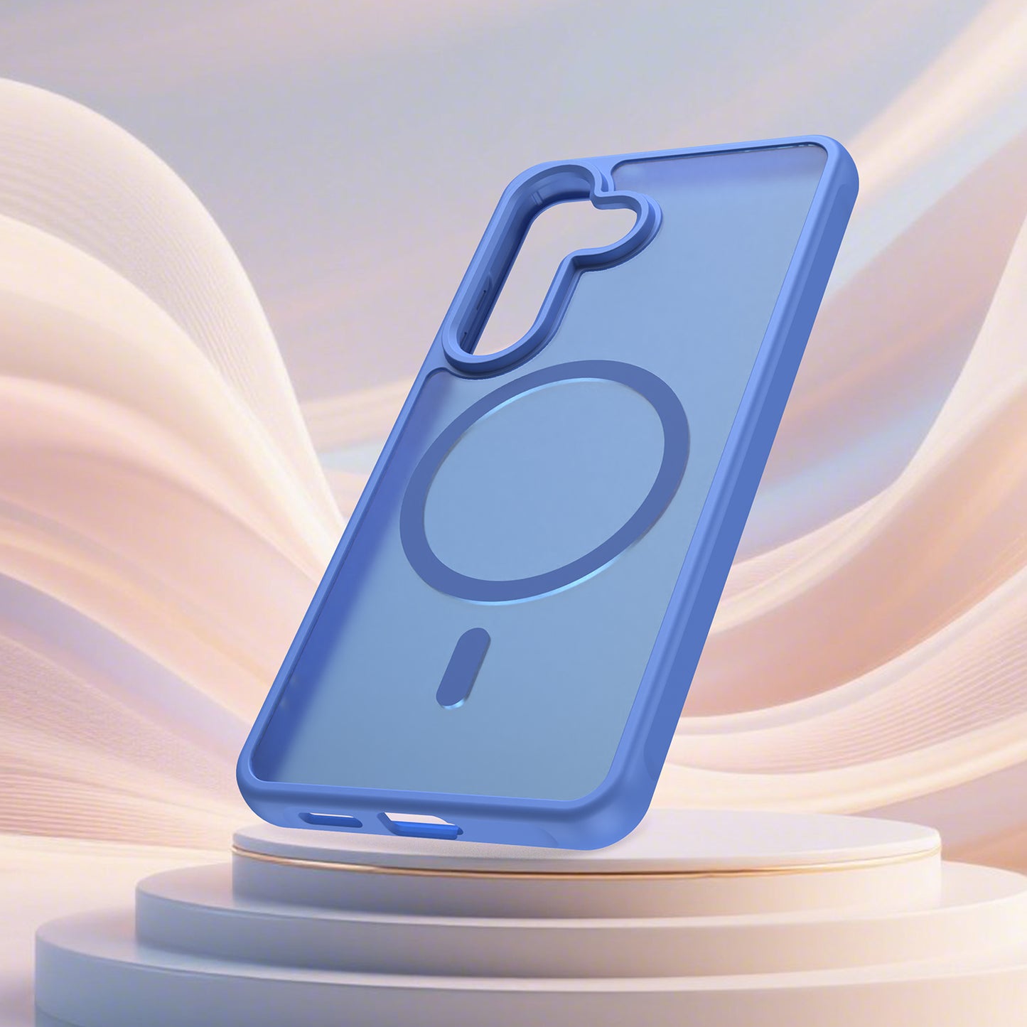 MagSafe Hülle für Samsung Galaxy S26, Techsuit, HaloFrost II, Blau