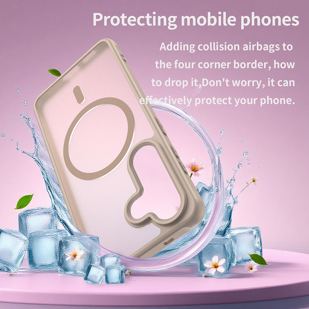 MagSafe Hülle für Samsung Galaxy S26, Techsuit, HaloFrost II, Gold