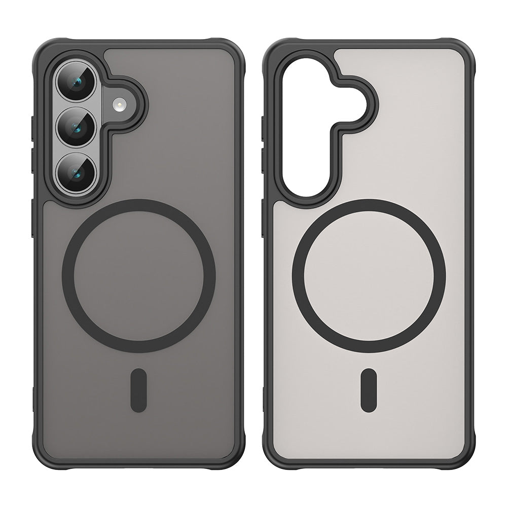 MagSafe Hülle für Samsung Galaxy S26, Techsuit, HaloFrost II, Schwarz