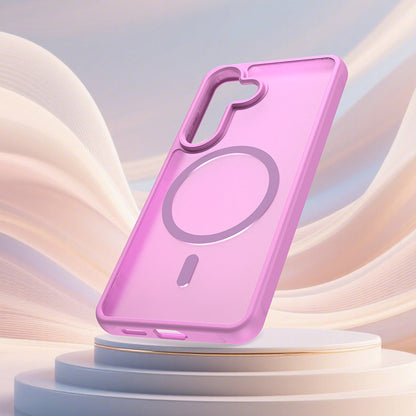 MagSafe Hülle für Samsung Galaxy S26, Techsuit, HaloFrost II, Rosa