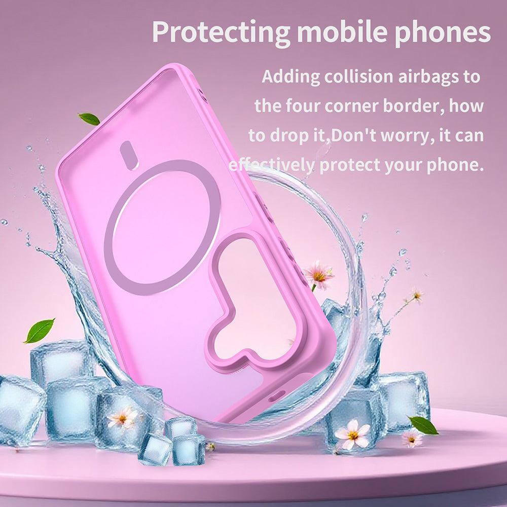 MagSafe Hülle für Samsung Galaxy S26, Techsuit, HaloFrost II, Rosa