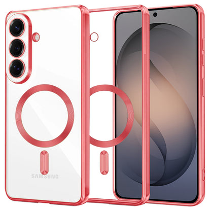 Housse MagSafe pour Samsung Galaxy S26, Techsuit, Luxury Crystal, Rose