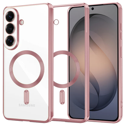 MagSafe Hülle für Samsung Galaxy S26, Techsuit, Luxury Crystal, Rosa