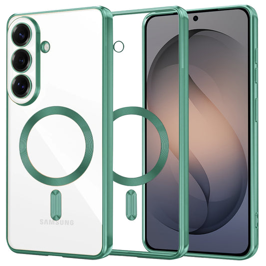 Étui MagSafe pour Samsung Galaxy S26, Techsuit, Luxury Crystal, Vert Clair