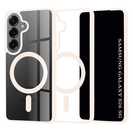 Étui MagSafe pour Samsung Galaxy S26, Techsuit, Pro, Rose