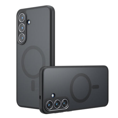 Étui MagSafe pour Samsung Galaxy S26, Techsuit, PureFrost, Noir Satiné