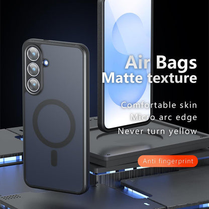 Étui MagSafe pour Samsung Galaxy S26, Techsuit, PureFrost, Noir Satiné