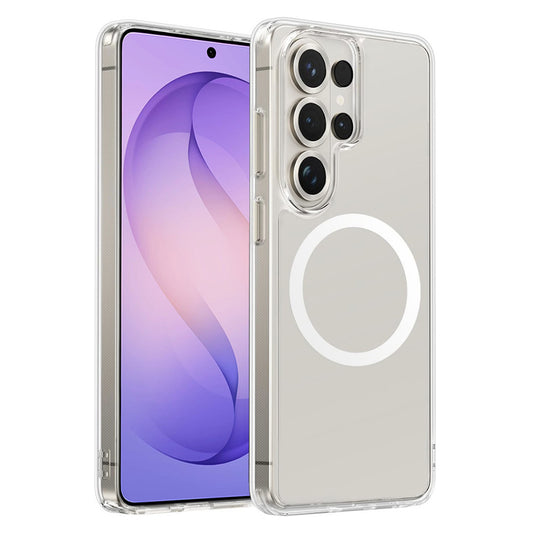 Étui MagSafe pour Samsung Galaxy S26 Ultra S948, Blueo, Crystal+ Anti-Chute, Transparent