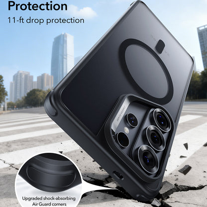 Housse MagSafe pour Samsung Galaxy S26 Ultra, ESR, Classic Hybrid, Noir Satiné