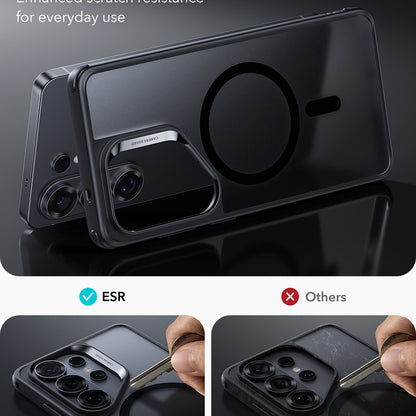 Housse MagSafe pour Samsung Galaxy S26 Ultra, ESR, Classic Hybrid, Noir Satiné