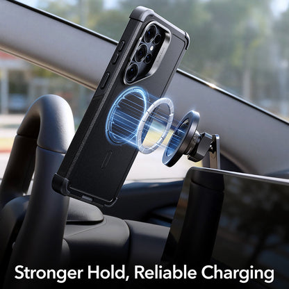 MagSafe Hülle für Samsung Galaxy S26 Ultra, ESR, Cyber Armor Kickstand, Schwarz