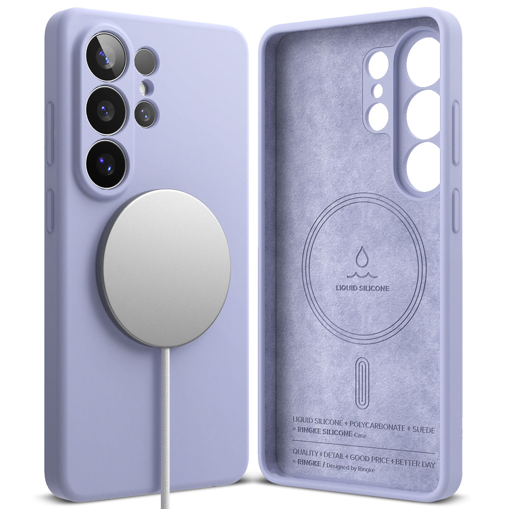 MagSafe Case for Samsung Galaxy S26 Ultra S948, Ringke, Silicone, Purple
