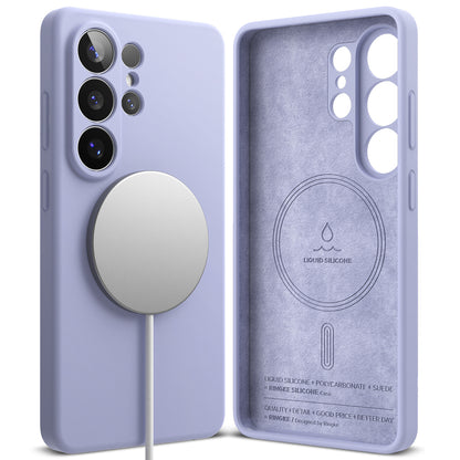 MagSafe Case for Samsung Galaxy S26 Ultra S948, Ringke, Silicone, Purple