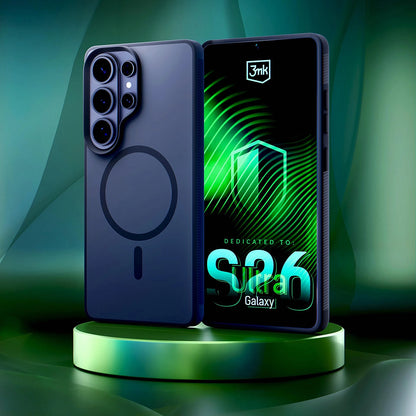 MagSafe Hülle für Samsung Galaxy S26 Ultra S948, 3MK, Smoke MagCase, Grau