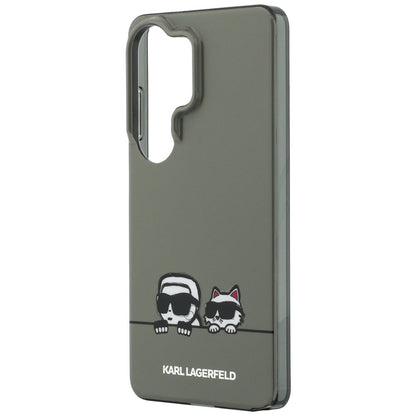 Étui MagSafe pour Samsung Galaxy S26 Ultra S948, Karl Lagerfeld, IML Karl & Choupette Peekaboo Logo, Noir