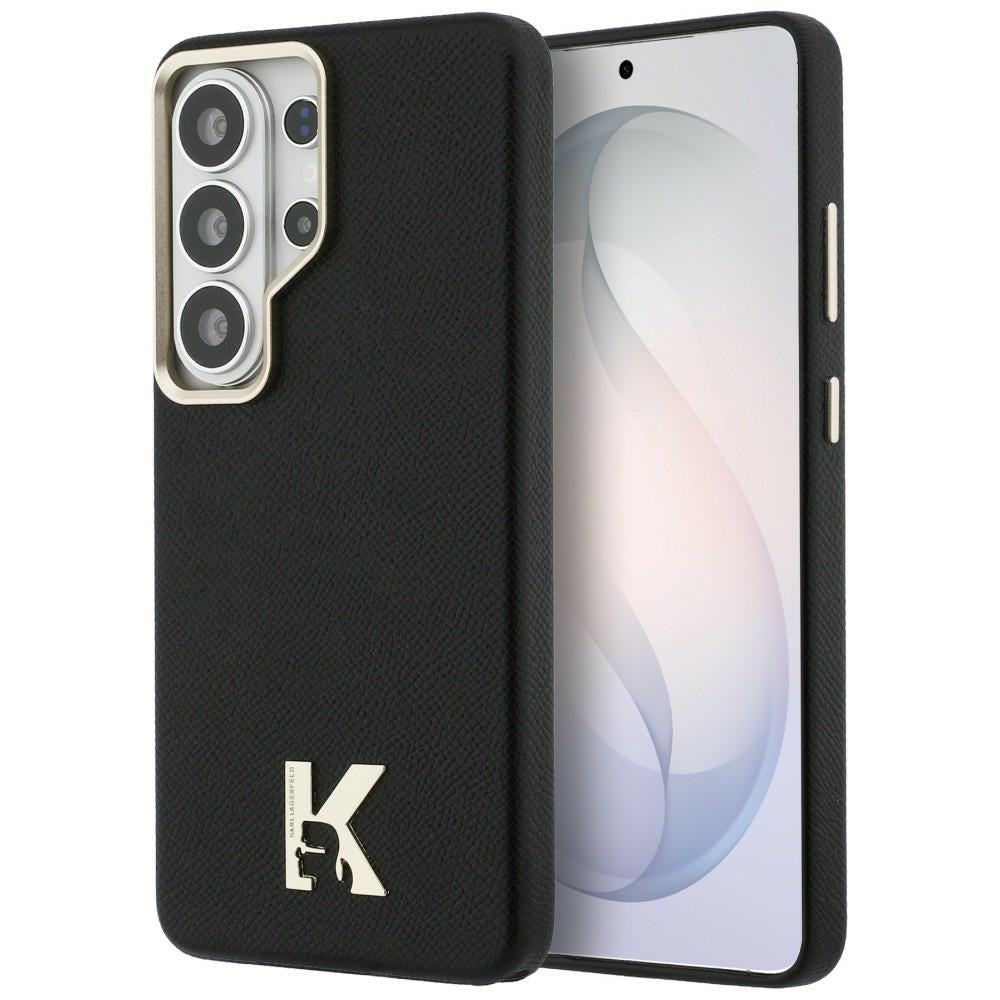 Coque MagSafe pour Samsung Galaxy S26 Ultra S948, Karl Lagerfeld, logo Karl Head, Noire
