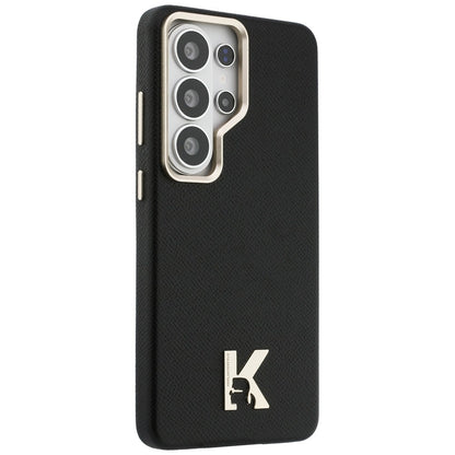 Coque MagSafe pour Samsung Galaxy S26 Ultra S948, Karl Lagerfeld, logo Karl Head, Noire