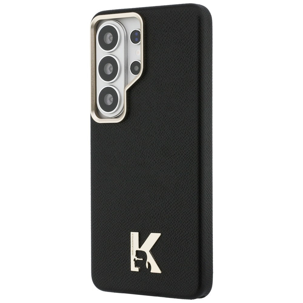 Coque MagSafe pour Samsung Galaxy S26 Ultra S948, Karl Lagerfeld, logo Karl Head, Noire