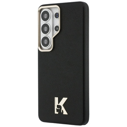 Coque MagSafe pour Samsung Galaxy S26 Ultra S948, Karl Lagerfeld, logo Karl Head, Noire