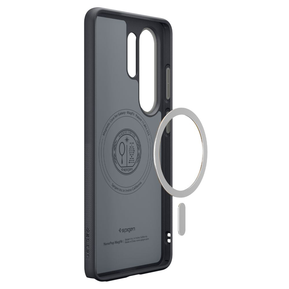 Étui MagSafe pour Samsung Galaxy S26 Ultra S948, Spigen, Caseology Nano Pop, Noir
