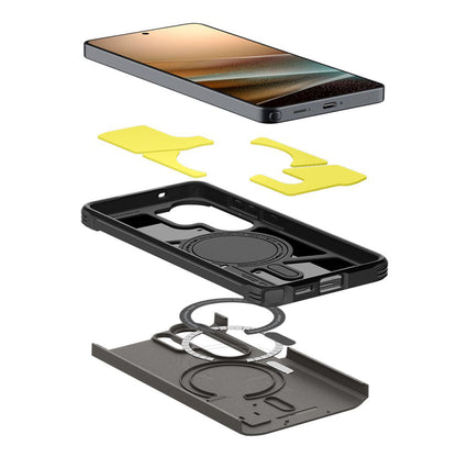 Coque MagSafe pour Samsung Galaxy S26 Ultra S948, Spigen, Tough Armor, Gris ACS10685