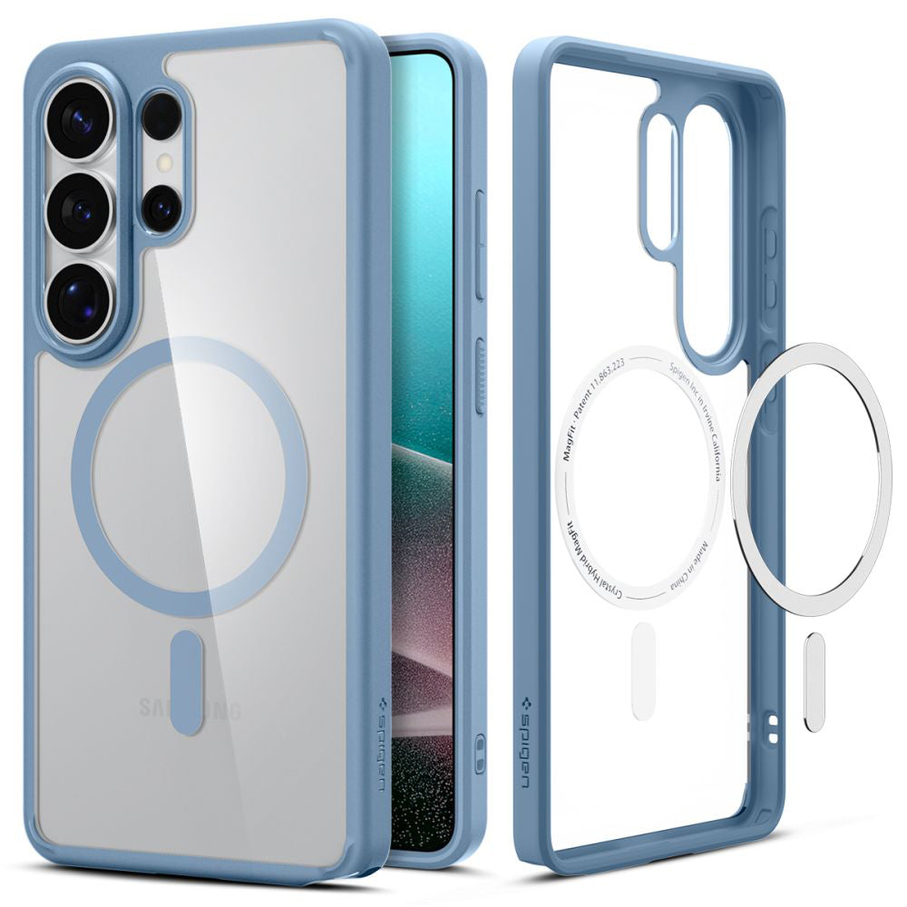 Coque MagSafe pour Samsung Galaxy S26 Ultra S948, Spigen, Ultra Hybrid, Bleu ACS11207