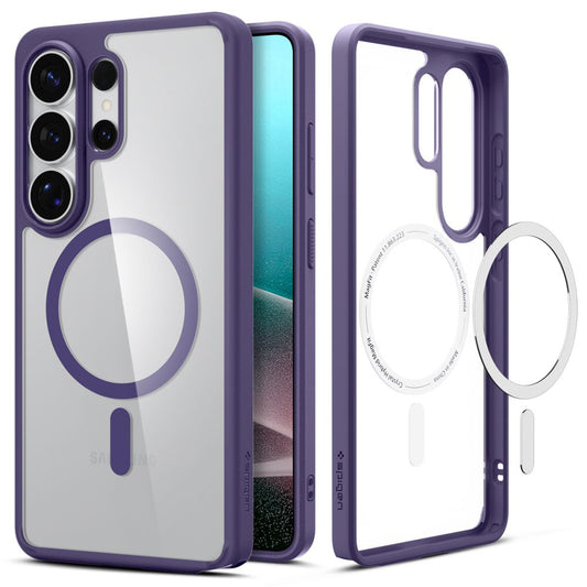 Coque MagSafe pour Samsung Galaxy S26 Ultra S948, Spigen, Ultra Hybrid, Violet Foncé ACS11208
