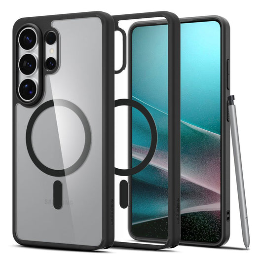 Coque MagSafe pour Samsung Galaxy S26 Ultra S948, Spigen, Ultra Hybrid, Noir Mat ACS10680