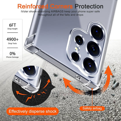 MagSafe Hülle für Samsung Galaxy S26 Ultra, Techsuit, Stoßfest, Transparent