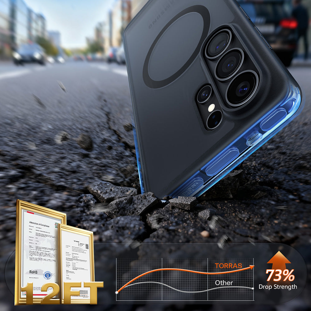 MagSafe Hülle für Samsung Galaxy S26 Ultra S948, Torras, Guardian, Schwarz