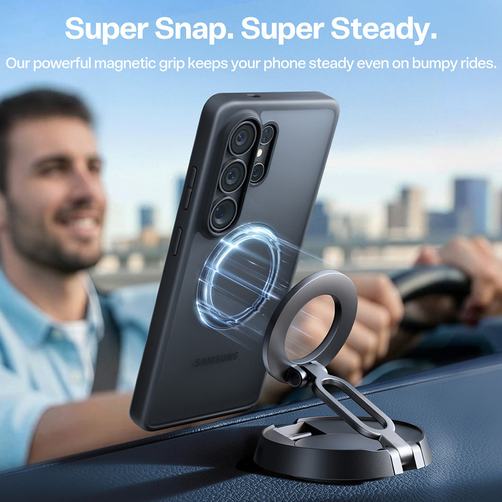 MagSafe Hülle für Samsung Galaxy S26 Ultra S948, Torras, Guardian, Schwarz