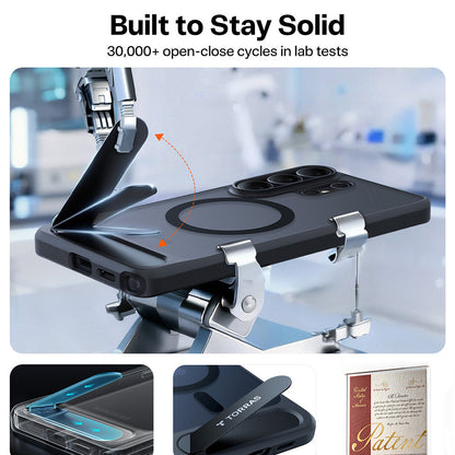 MagSafe Hülle für Samsung Galaxy S26 Ultra, Torras, Pstand, Schwarz