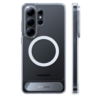 MagSafe Hülle für Samsung Galaxy S26 Ultra, Torras, Pstand, Transparent