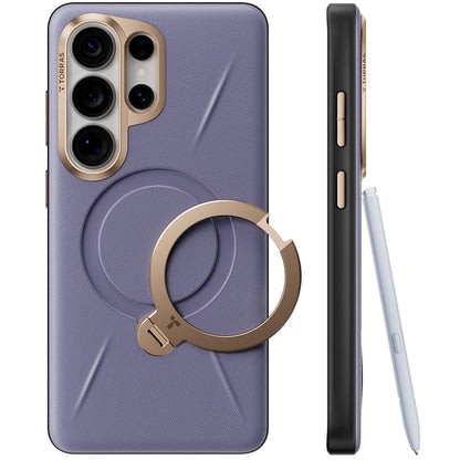 Étui MagSafe pour Samsung Galaxy S26 Ultra S948, Torras, QPRO Leather, Mauve