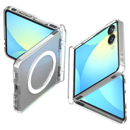 Étui MagSafe pour Samsung Galaxy Z Flip7 F766, Spigen, Ultra Hybrid Pro, Transparent ACS09559
