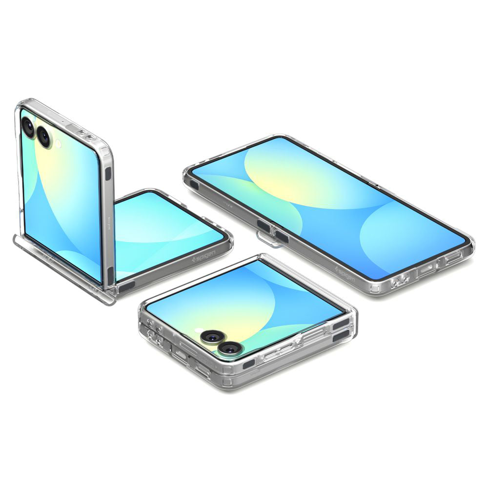 Étui MagSafe pour Samsung Galaxy Z Flip7 F766, Spigen, Ultra Hybrid Pro, Transparent ACS09559