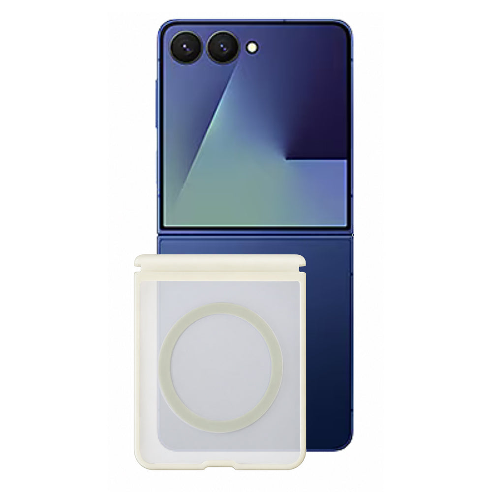 MagSafe-Hülle für Samsung Galaxy Z Flip8 F776, Blueo, hautfreundlich, stoßfest, satin Grau