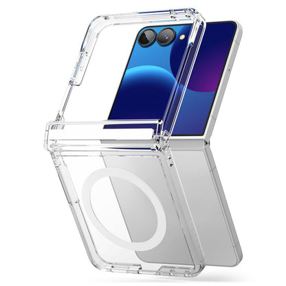 Coque MagSafe pour Samsung Galaxy Z Flip8 F776, Ringke, Fusion Flap, Transparente