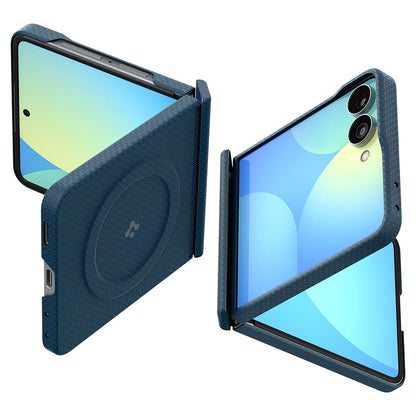 MagSafe-Hülle für Samsung Galaxy Z Flip8 F776, Spigen, Air Skin, Marineblau ACS11514