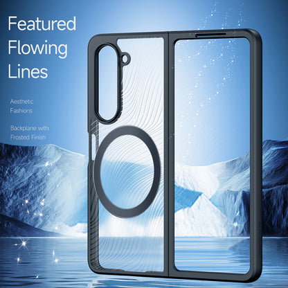 MagSafe Hülle für Samsung Galaxy Z Fold5 F946, DUX DUCIS, Aimo, Schwarz
