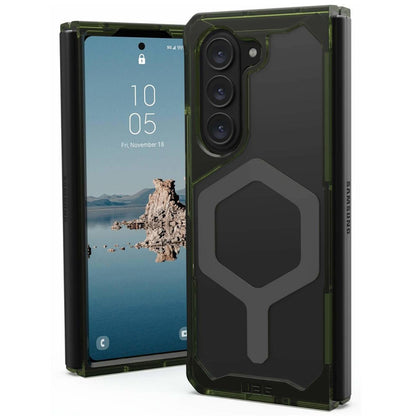 Coque MagSafe pour Samsung Galaxy Z Fold5 F946, Urban Armor Gear, Plyo Pro, Vert Gris