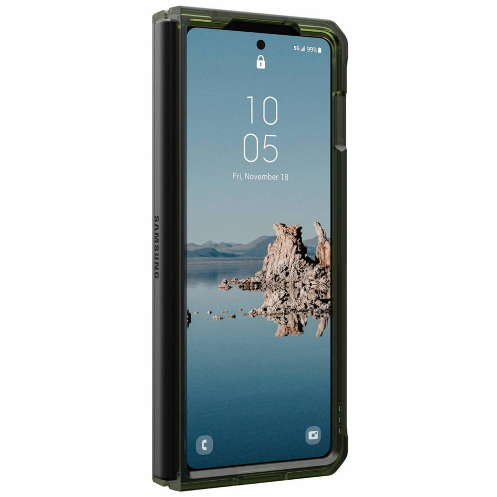 Coque MagSafe pour Samsung Galaxy Z Fold5 F946, Urban Armor Gear, Plyo Pro, Vert Gris