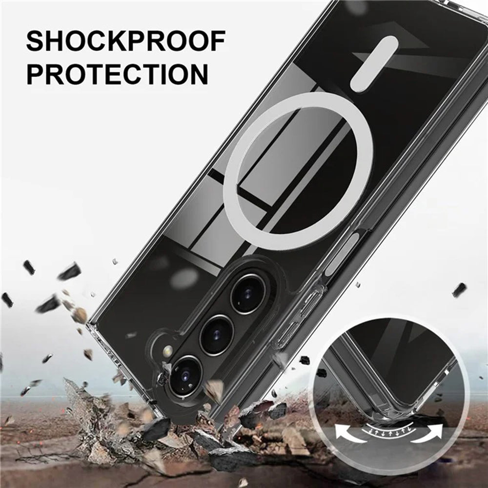 MagSafe-Hülle für Samsung Galaxy Z Fold6 F956, Techsuit, Pro, Transparent